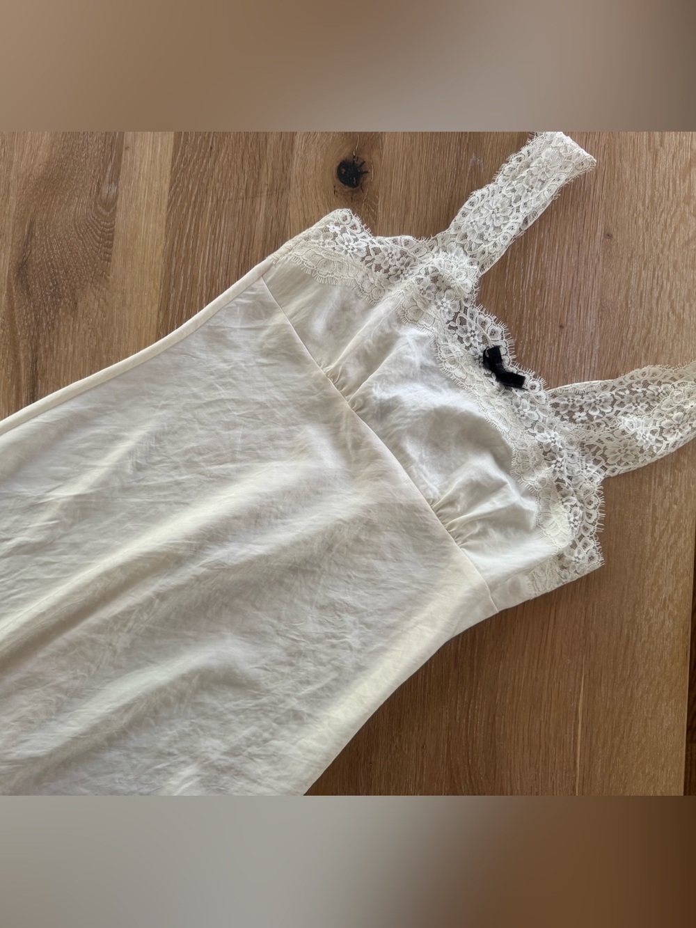 Madewell Lace Trim Slip Dress